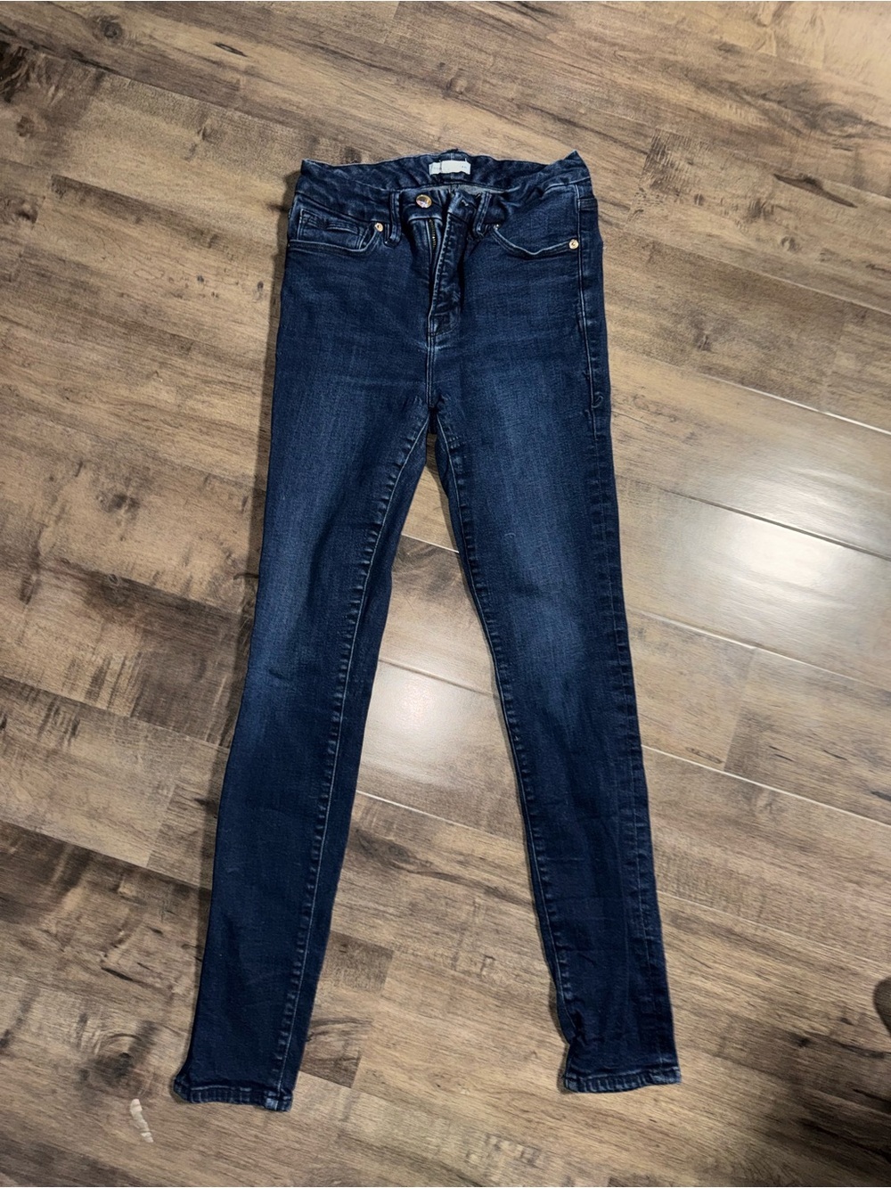 Good American Good Legs Button Fly Jeans 2/26 EUC - Picture 2 of 9